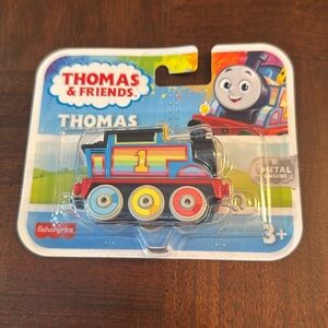 Metal Thomas & Friends Engine by Fisher Price Train Toy Rainbow Colorful